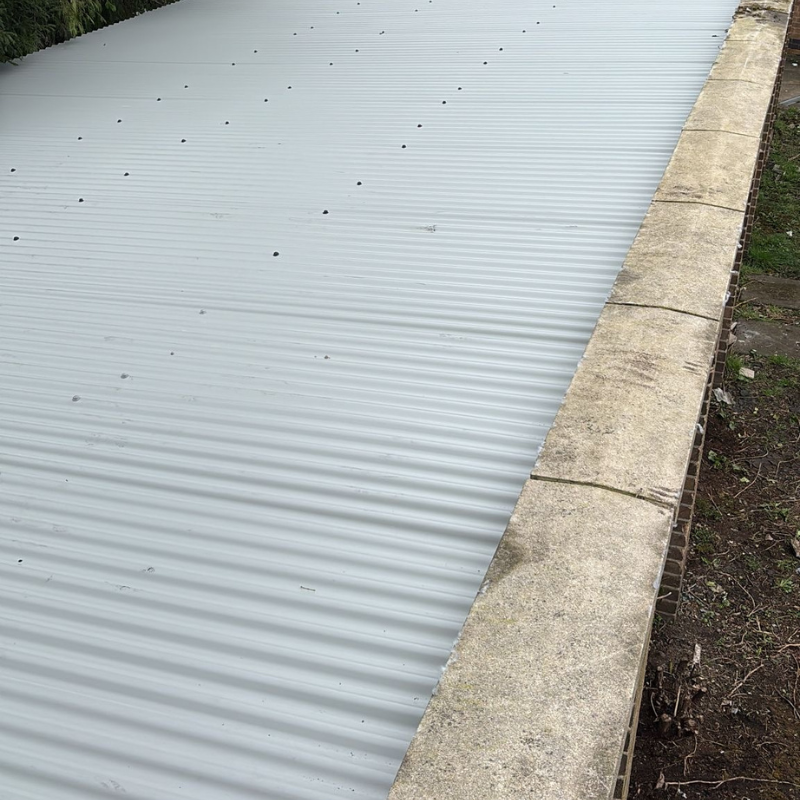 Garage roof sheets